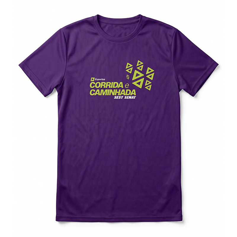 CORRIDA E CAMINHADA SEST SENAT - DEODORO - RJ - Camiseta
